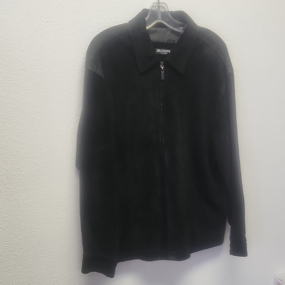 Men's Black Zip-Up Sweater